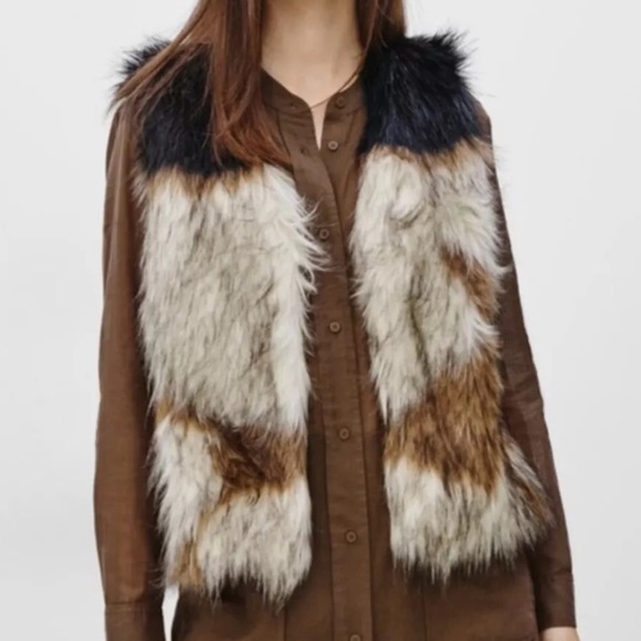 TALULAH Jackets & Blazers - Tamika Artizia Park Slope faux fur vest. NWOT. Retail 100